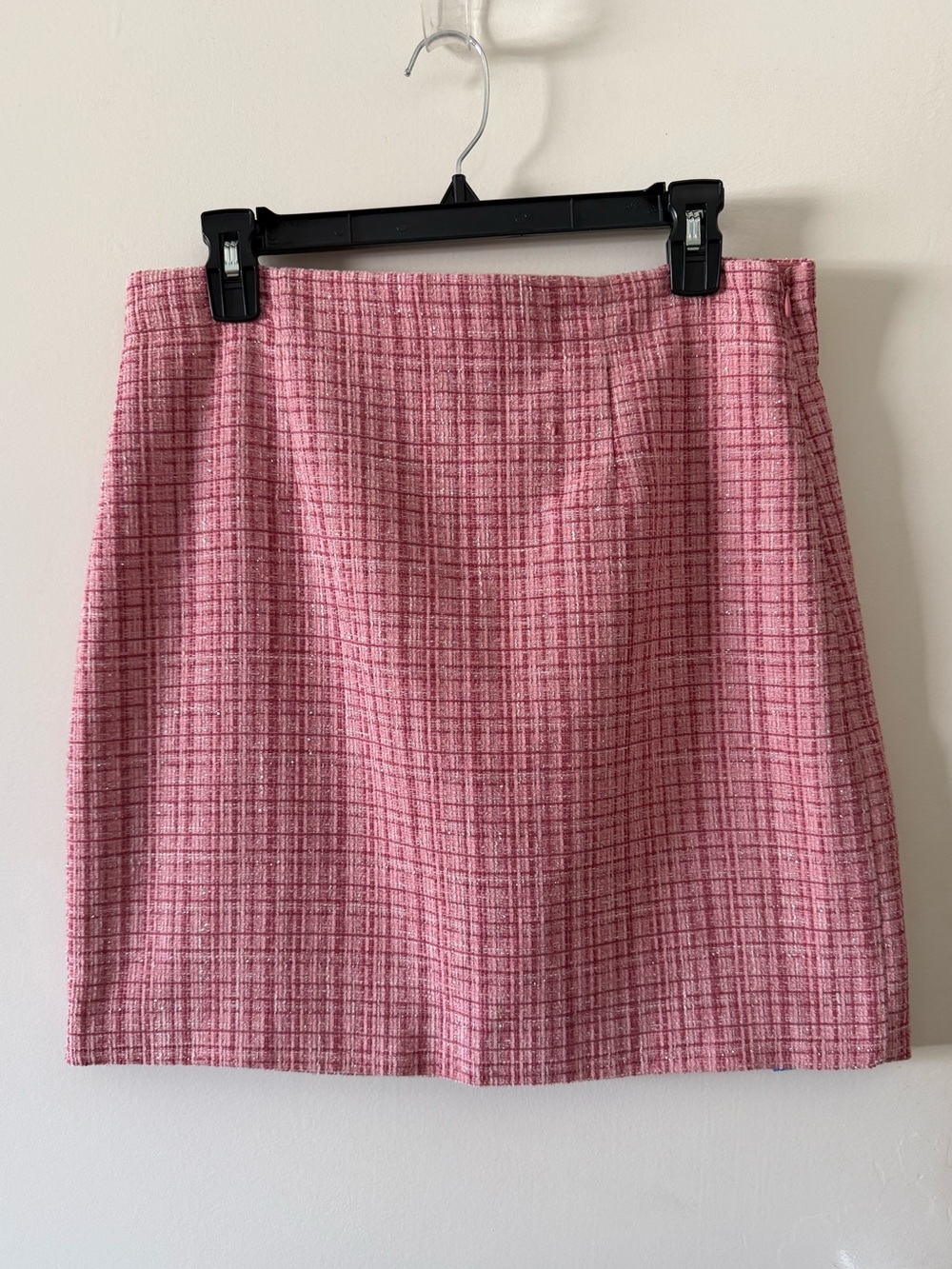 Guess Pink Tweed Mini Skirt, L
